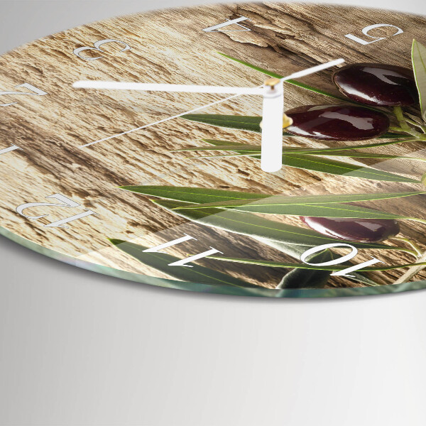 Round wall clock Olives