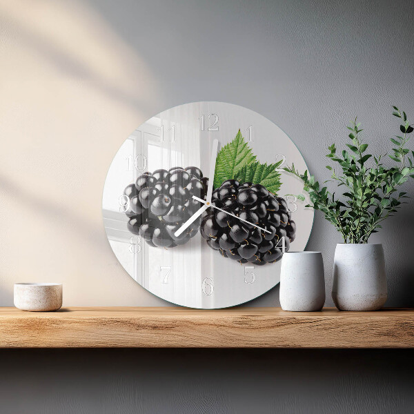 Round wall clock Blackberries