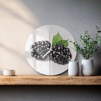 Round wall clock Blackberries