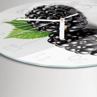Round wall clock Blackberries