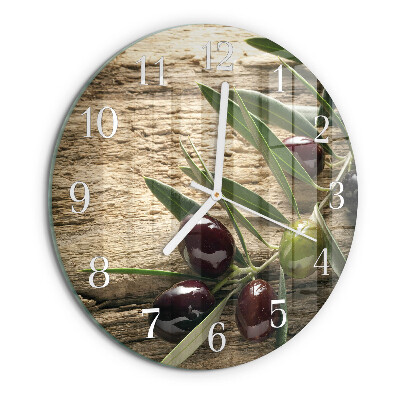 Round wall clock Olives