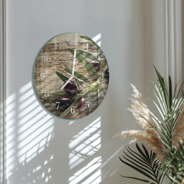 Round wall clock Olives