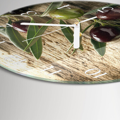 Round wall clock Olives