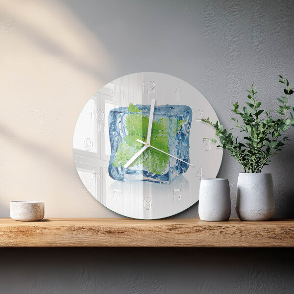 Round wall clock Ice Mint