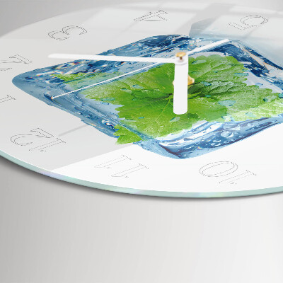 Round wall clock Ice Mint