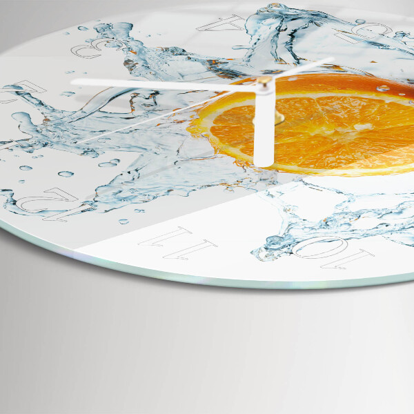 Round wall clock Water
