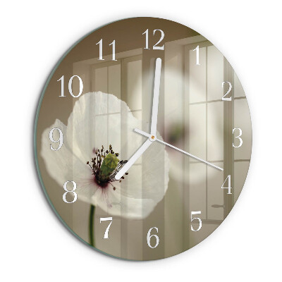 Round wall clock Poppy