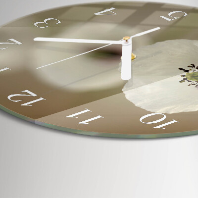 Round wall clock Poppy