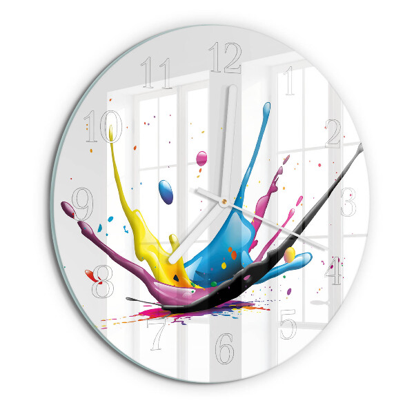 Round wall clock Color