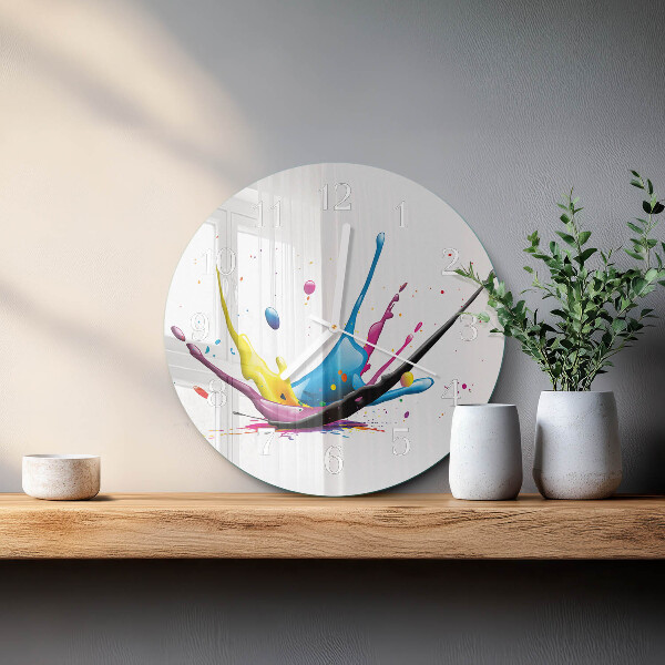 Round wall clock Color