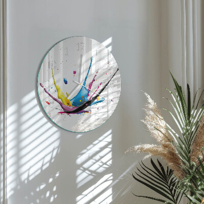 Round wall clock Color