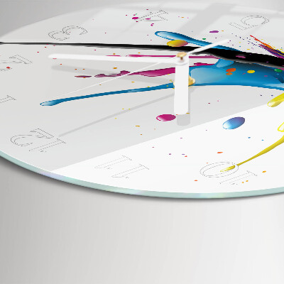 Round wall clock Color