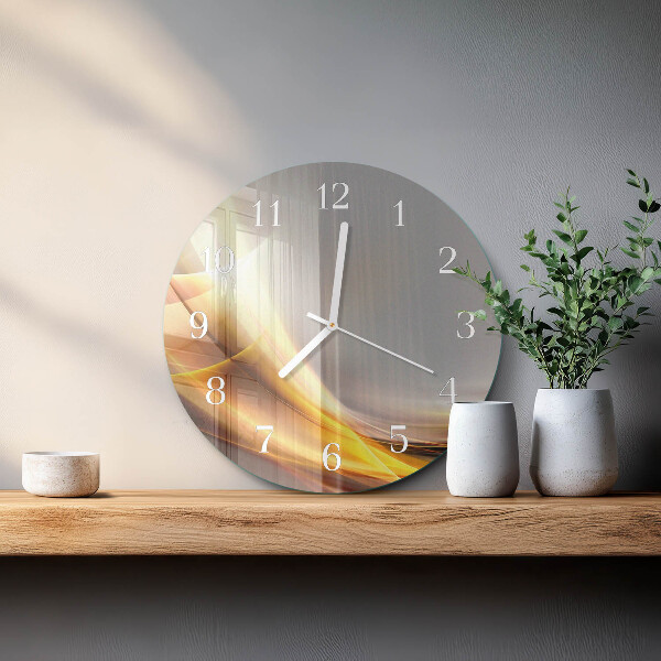 Round wall clock Abstraction