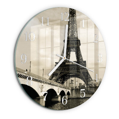 Round wall clock Paris
