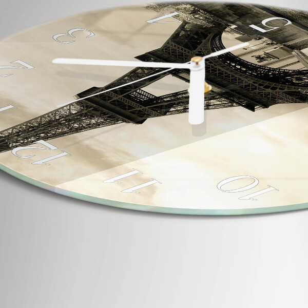 Round wall clock Paris