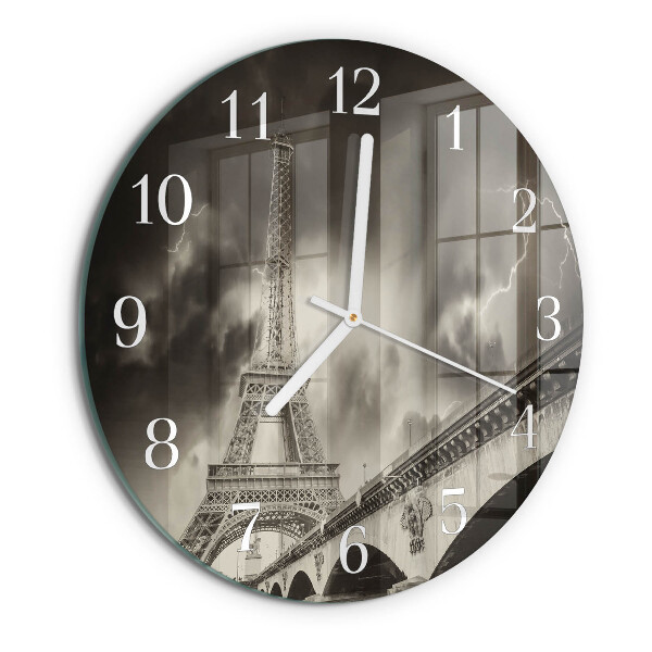 Round wall clock Paris