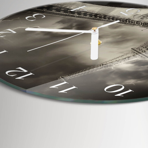 Round wall clock Paris