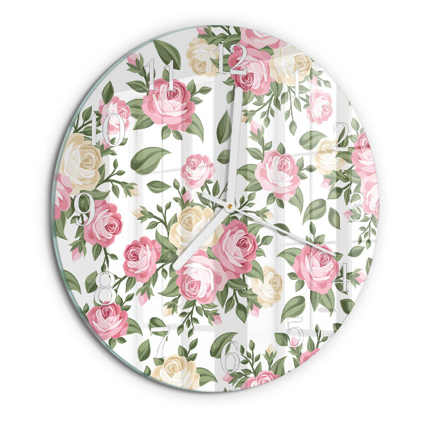 Round wall clock Background