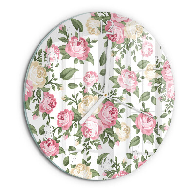 Round wall clock Background