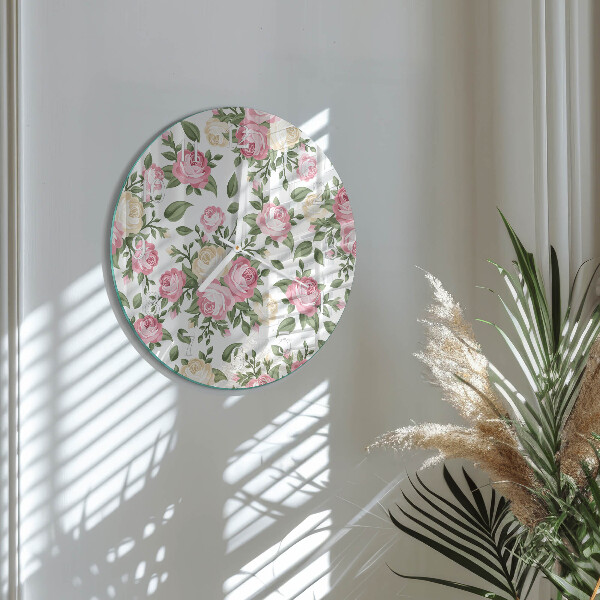 Round wall clock Background