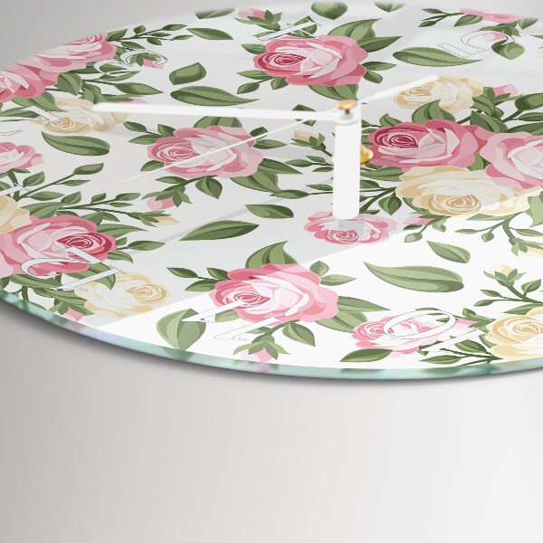 Round wall clock Background