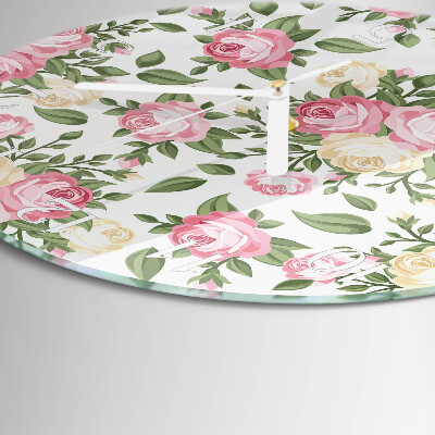 Round wall clock Background