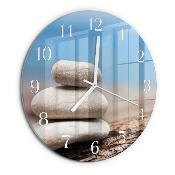 Round wall clock Stones