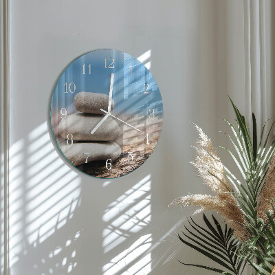 Round wall clock Stones