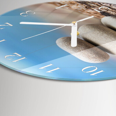Round wall clock Stones