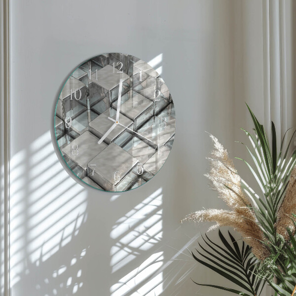 Round wall clock Dice