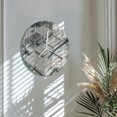 Round wall clock Dice