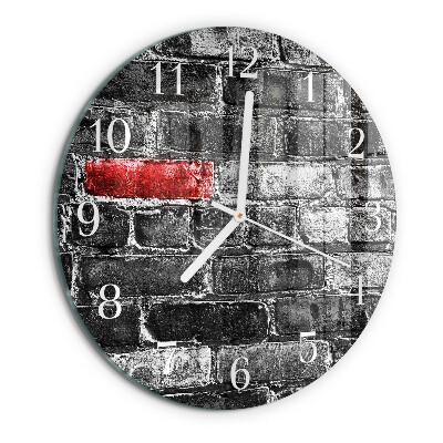 Round wall clock Brick