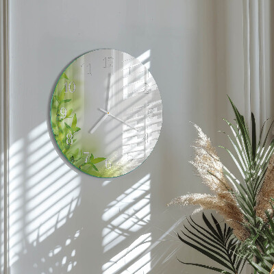 Round wall clock Nature