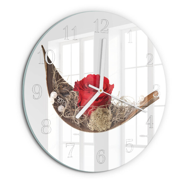 Round wall clock Rose