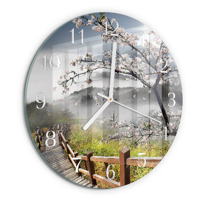 Round wall clock Spring