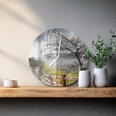 Round wall clock Spring
