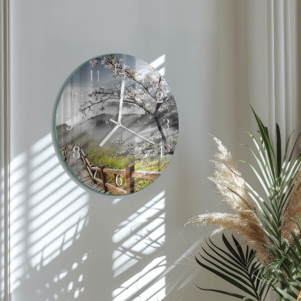 Round wall clock Spring