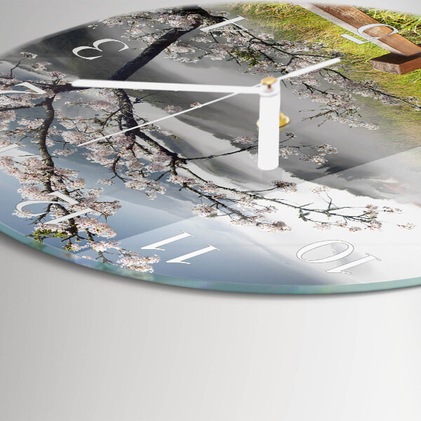Round wall clock Spring