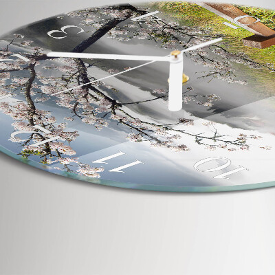 Round wall clock Spring