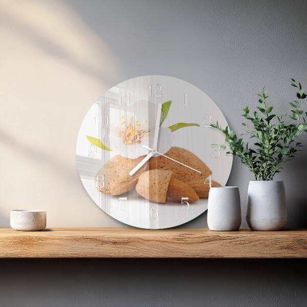 Round wall clock Almonds