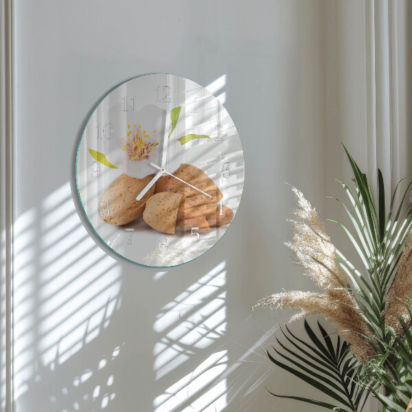 Round wall clock Almonds