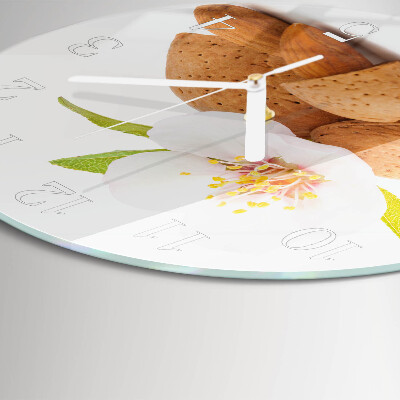 Round wall clock Almonds