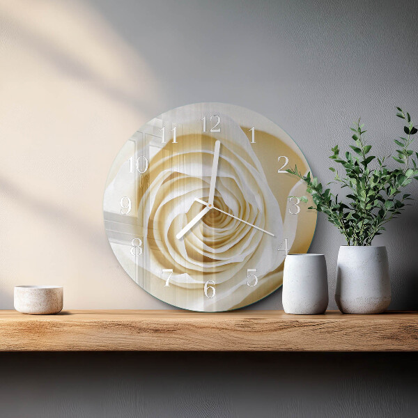Round wall clock Rose
