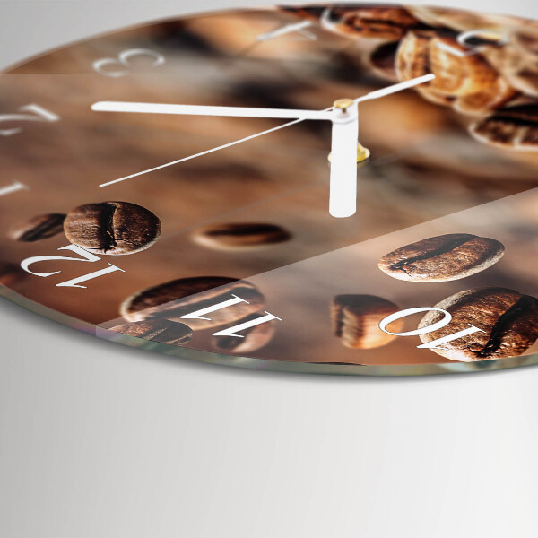 Round wall clock Coffee Beans