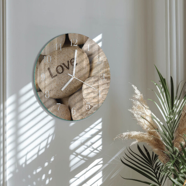 Round wall clock Stones