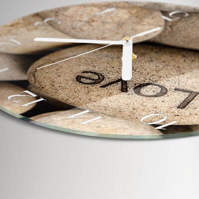 Round wall clock Stones