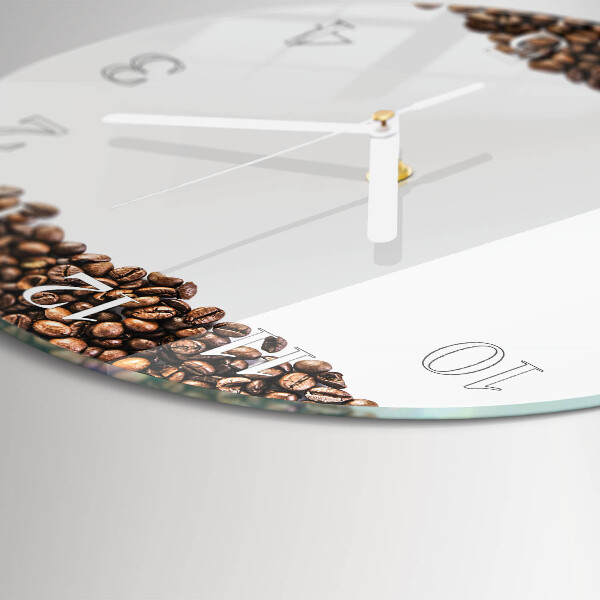 Round wall clock Coffee Beans