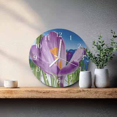 Round wall clock Spring