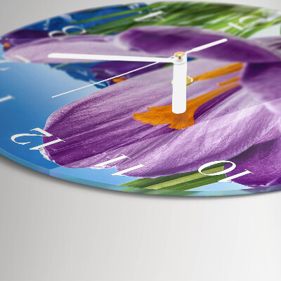 Round wall clock Spring