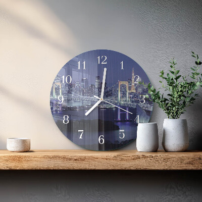 Round wall clock Bridge